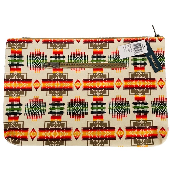 Pendleton Chief Joseph Canvas Big Zip Pouch. - Picture 3 of 14